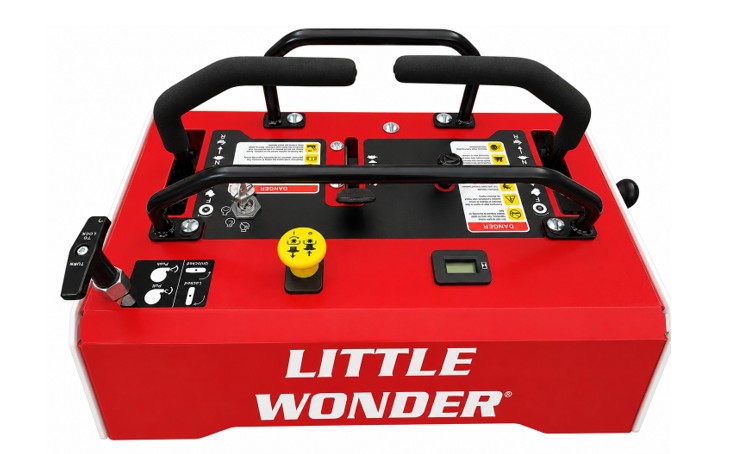 Stand on blower control panel
